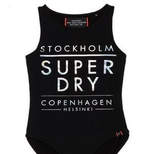 Superdry white bodysuit